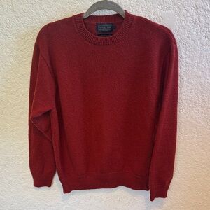 Pendleton Men’s Crewneck Sweater in Brick Red